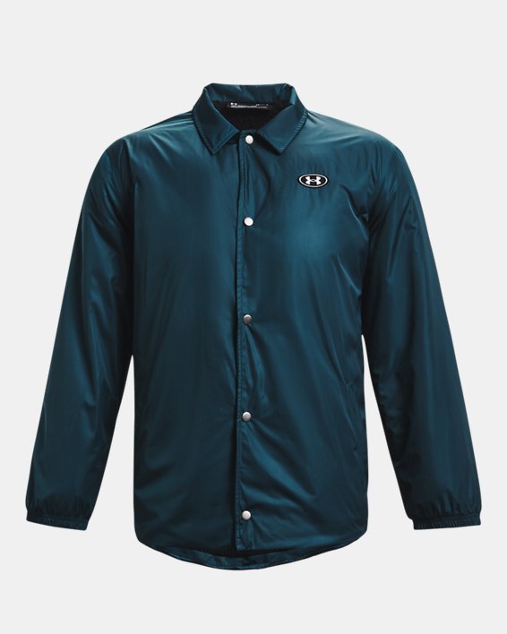 Men's UA Performance Originators Coaches Jacket, Blue, pdpMainDesktop image number 4